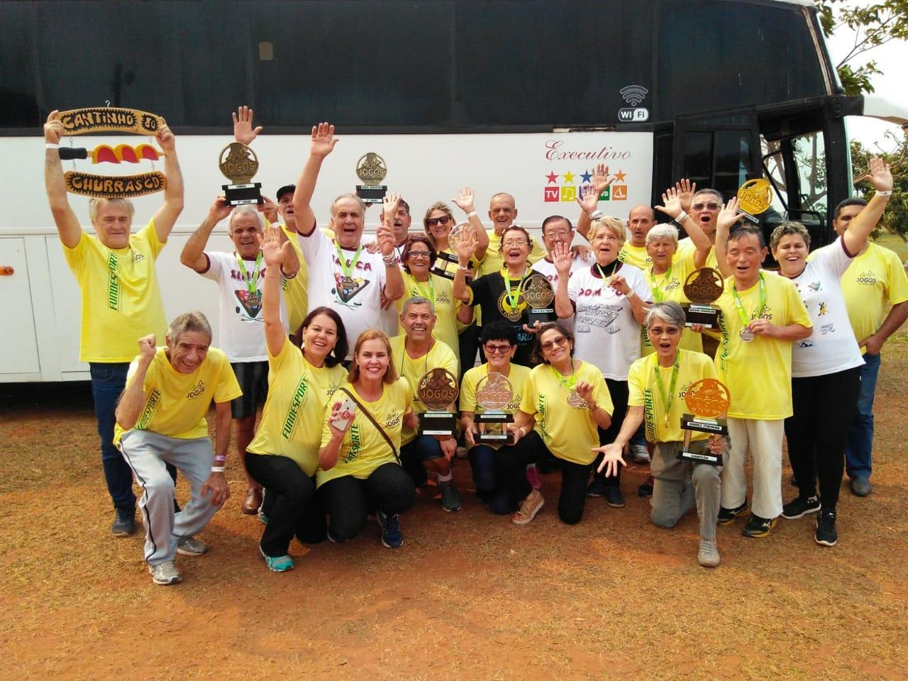 Delegação de Três Lagoas conquista nove troféus nos Jogos da Melhor Idade em Nova Andradina